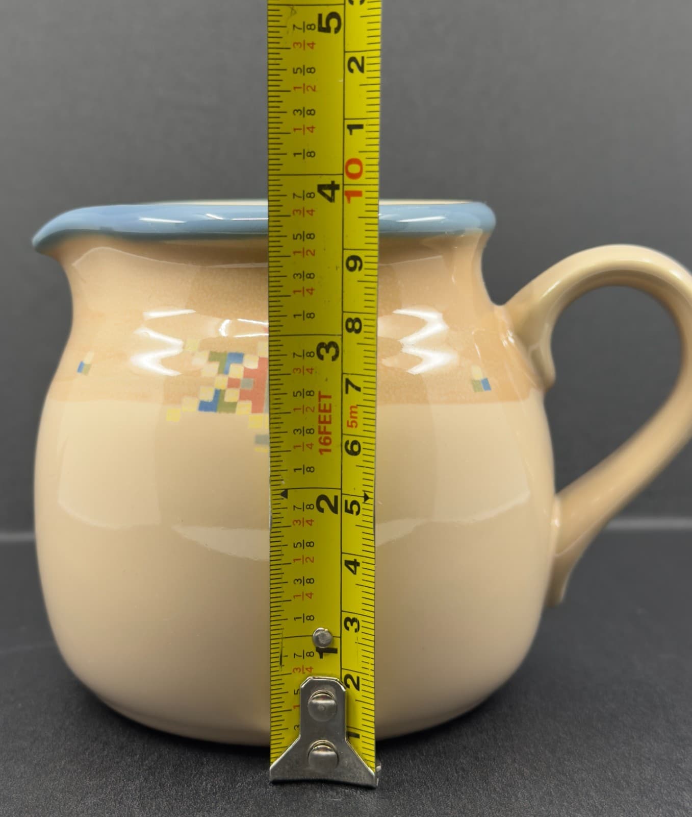 Noritake Stoneware Arizona #8677 Creamer Made in Japan - Thumbnail 4