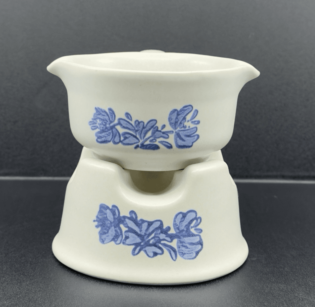 Pfaltzgraff USA Yorktowne Butter Syrup Potpourri Warmer 2-Piece Set #216 - Image 1