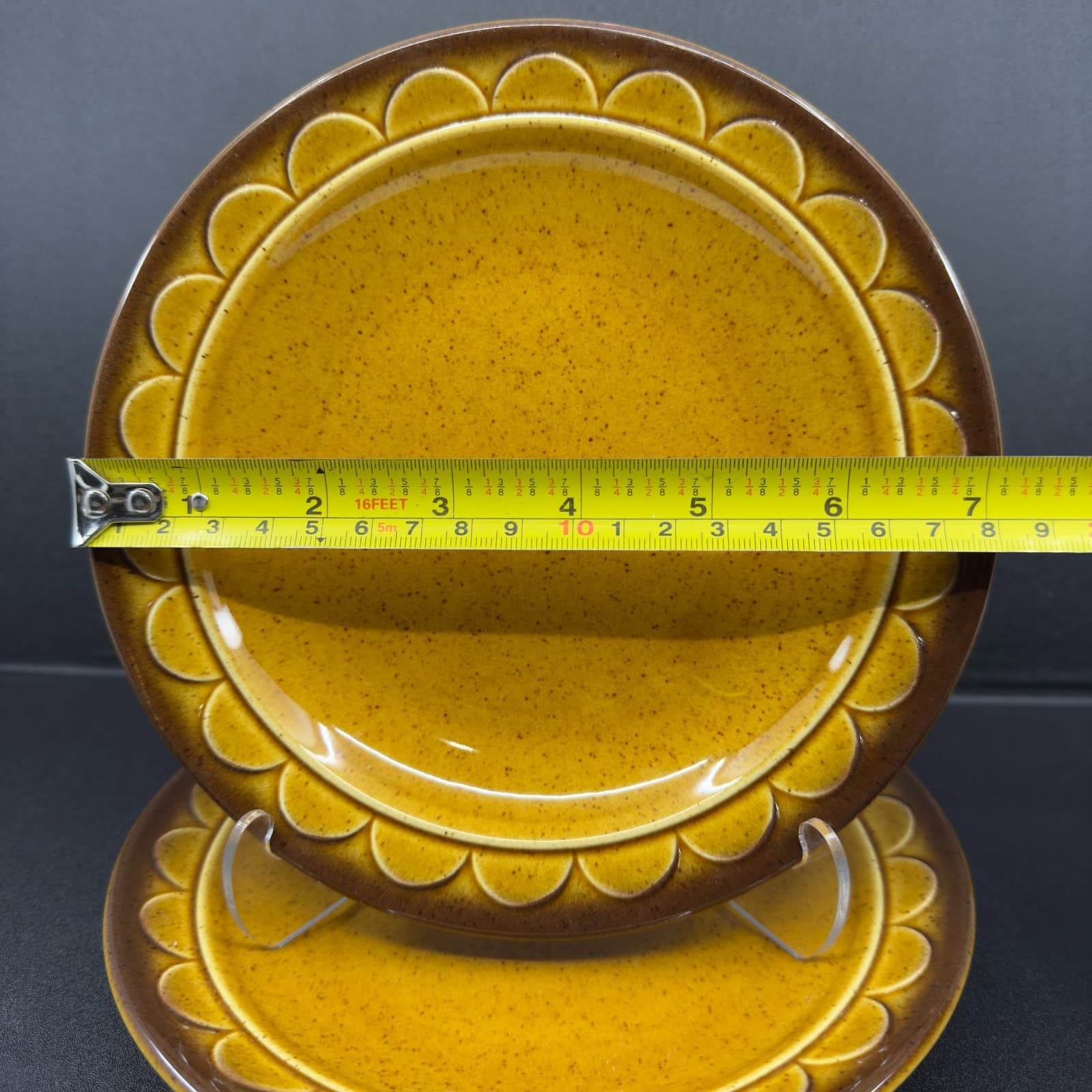 Homer Laughlin Golden Harvest 7 1/4" Appetizer Plates Set of 2 - Thumbnail 3