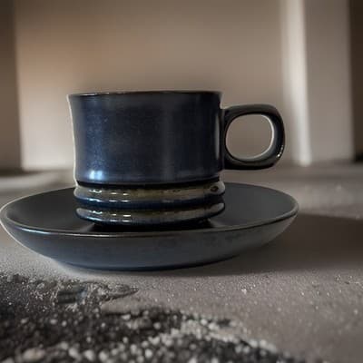 DENBY BOKHARA KISMET COFFEE CUPS AND SAUCERS Set Of 4 - Thumbnail 2