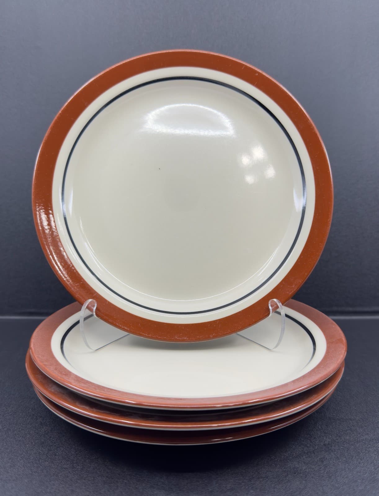 Finesse Kildare 7 1/2" Stoneware Appetizer Plates Set of 4 - SY 7716 - Image 1