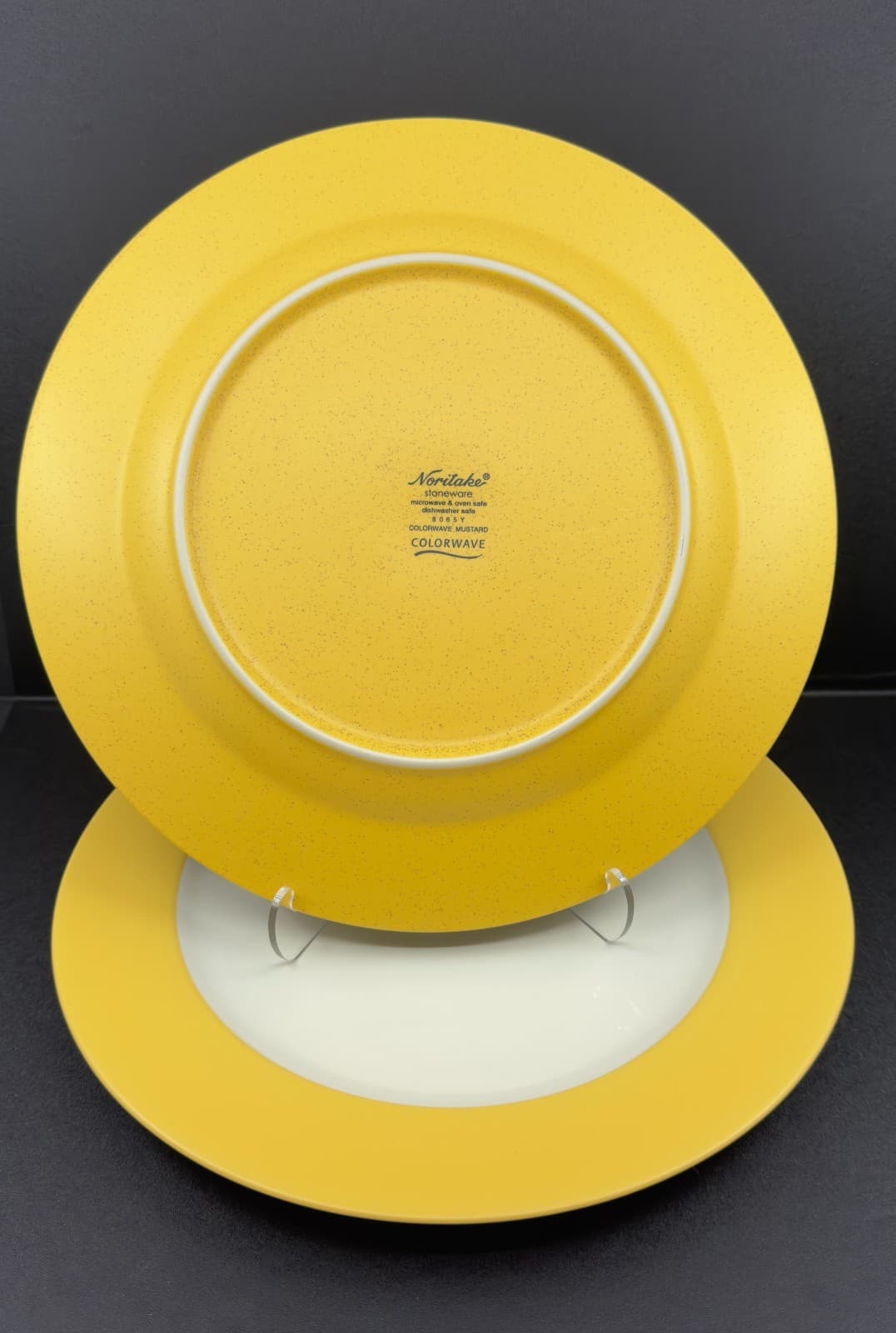 Noritake Stoneware 8065Y Colorwave Mustard 11" Dinner Plate set of 2 - Thumbnail 2
