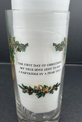 Indiana Glass 12 Days Of Christmas -1st Day Tumbler - Thumbnail 2