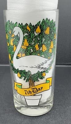 Indiana Glass 12 Days Of Christmas - 7th Day Tumbler - Image 1