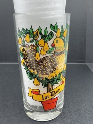 Indiana Glass 12 Days Of Christmas -1st Day Tumbler - Image 1