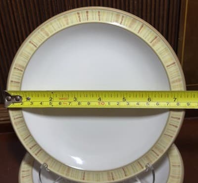 Denby Caramel Stripes 7 3/8" Appetizer Plate Set of 2 - Thumbnail 3