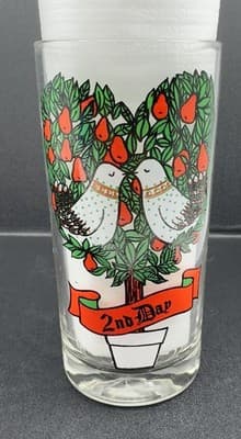 Indiana Glass 12 Days Of Christmas - 2nd Day Tumbler - Image 1