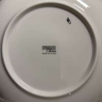 Syracuse China SY48 Set of 2 Vintage Bread Plates 6 1/2" Diameter - Thumbnail 2