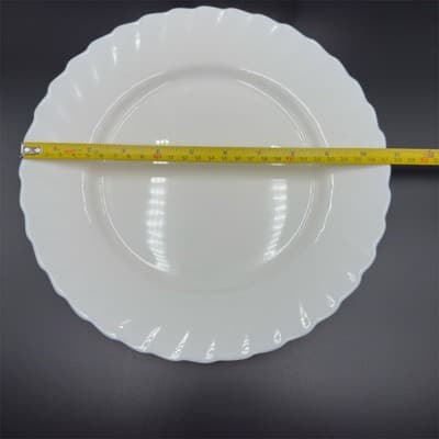 Arcopal Trianon Ivory Swirl Dinner Plate Classic Design (set of 2) - Thumbnail 4