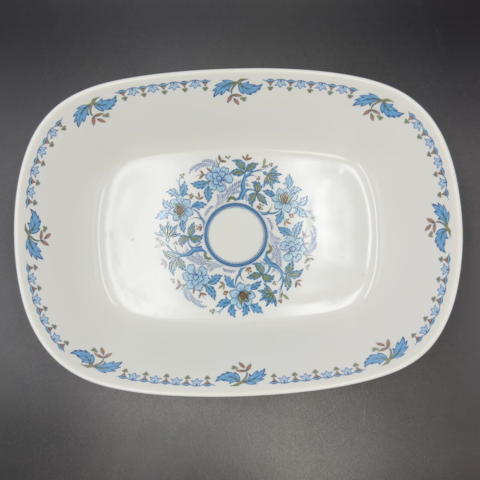 Noritake Progressions Blue Moon Rectangular Serving Bowl 9 3/4" - Image 1