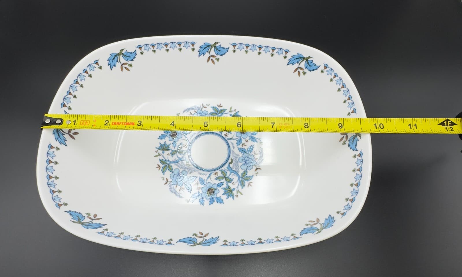 Noritake Progressions Blue Moon Rectangular Serving Bowl 9 3/4" - Thumbnail 4