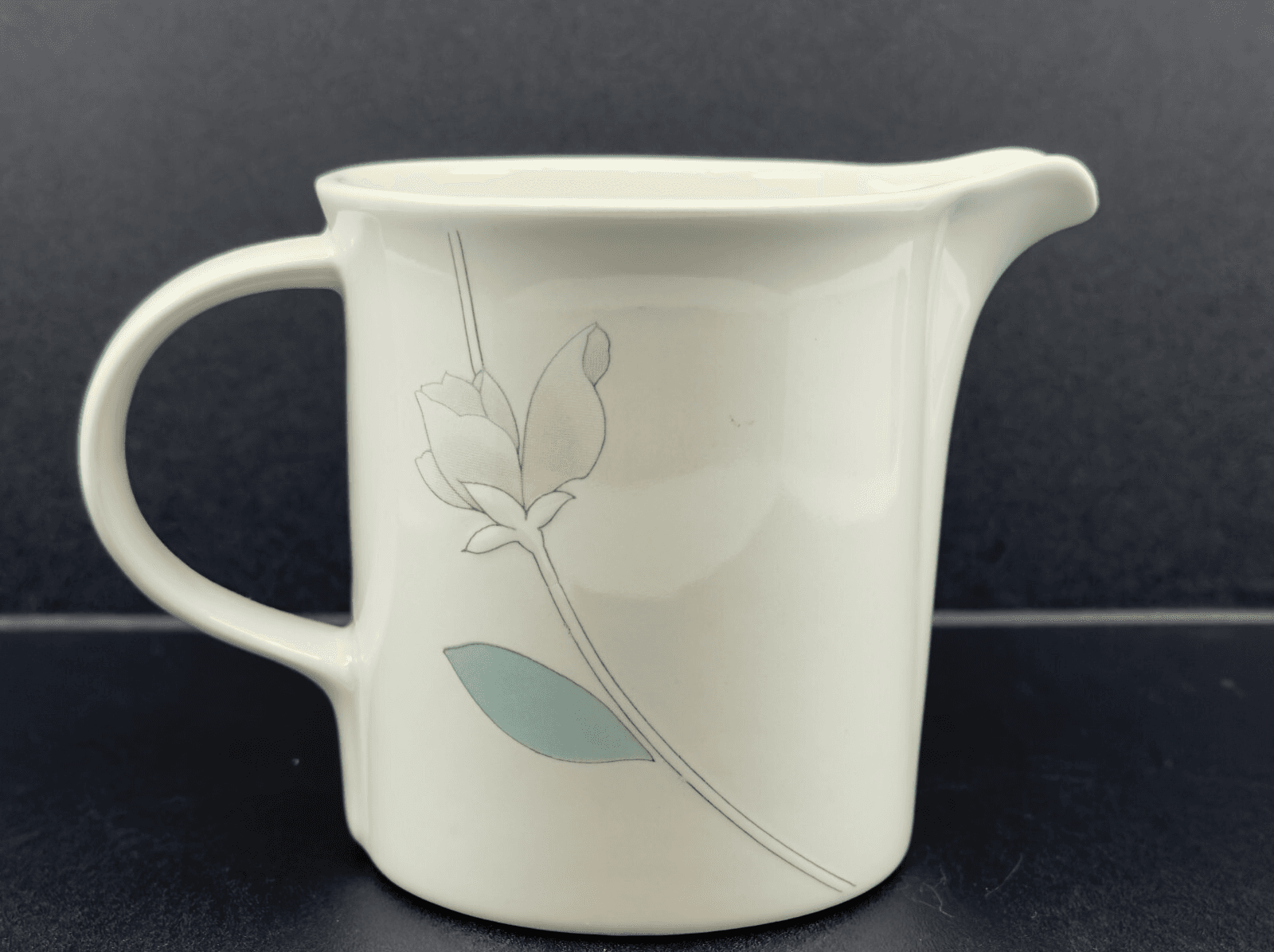 Mikasa Intaglio CAC91 La Fleur Creamer 3 1/2" Made in Japan - Thumbnail 2