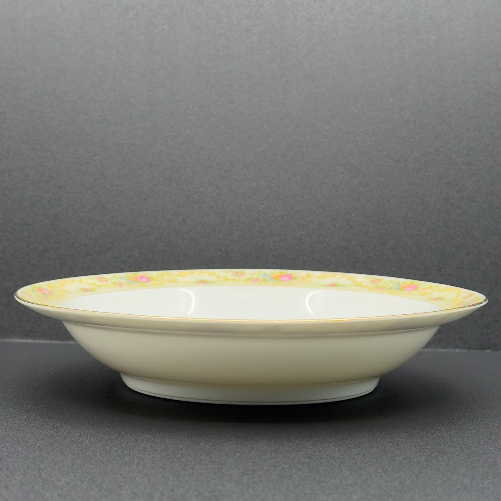 Meito China Modern Windsor 7 1/4" cereal bowl Patent Applied for backstamp (x2) - Thumbnail 5