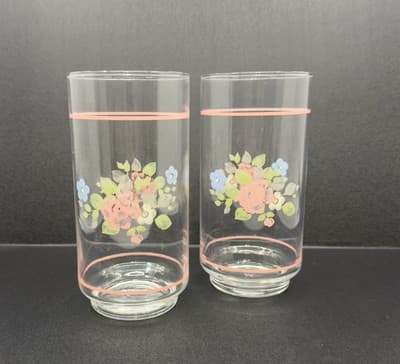 Libbey Tea Rose Iced tea glasses Set of 2 - Image 1