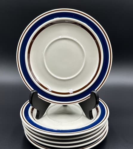 Anchor Hocking Horizon Saucers ( Set Of 6) - Image 1