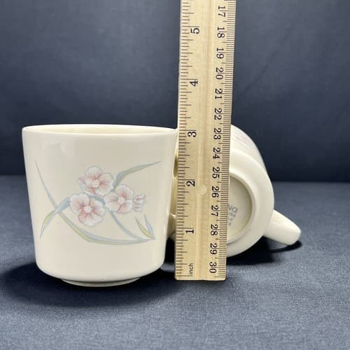 Corning Spring Pond Set of 2 Coffee Cups 3" tall - Thumbnail 4