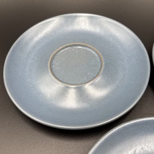 Denby English Stoneware Pottery Echo Blue Cup & Saucers - Set Of 3 - Thumbnail 5
