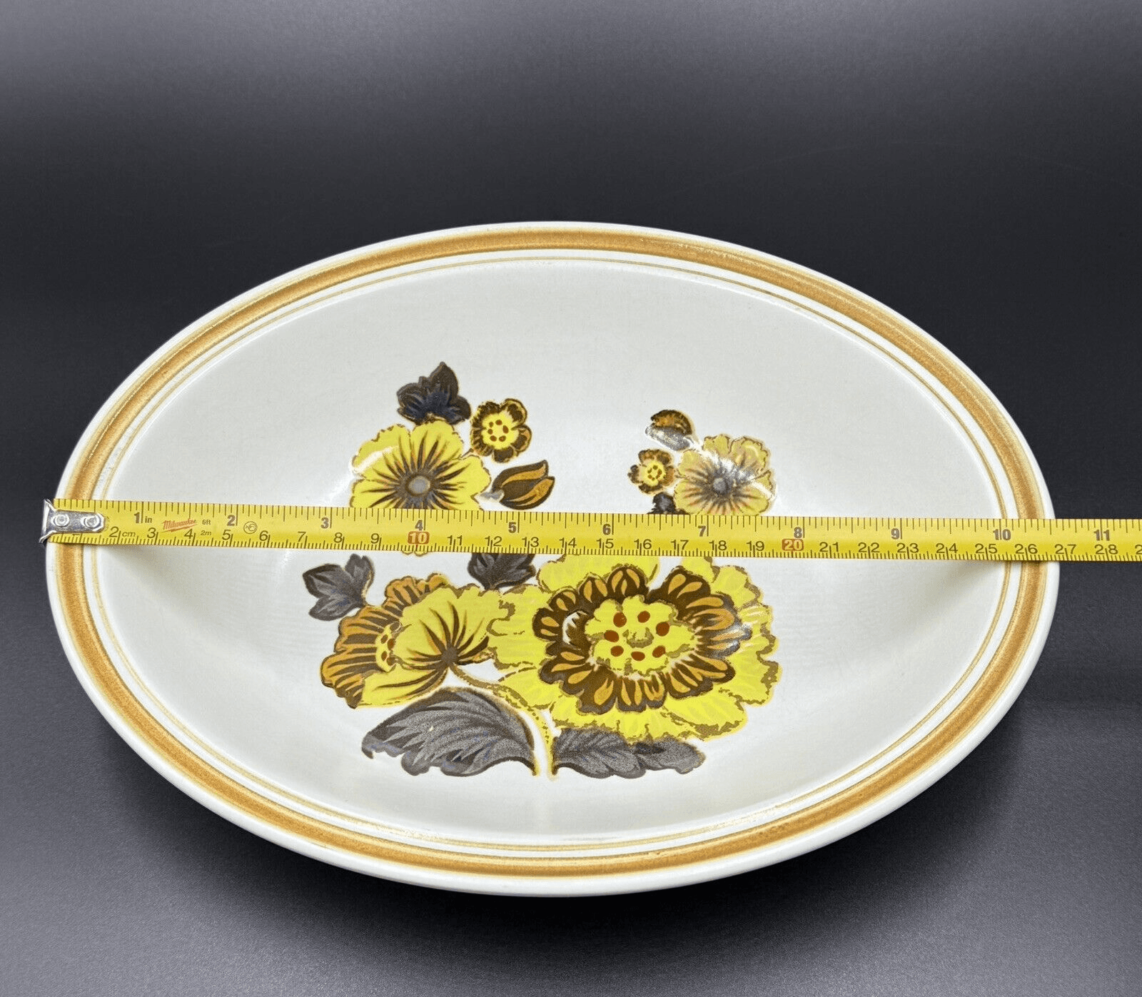 Royal Doulton England Lambeth Ware FOREST GLEN Oval Serving Bowl 10.5" - Thumbnail 3