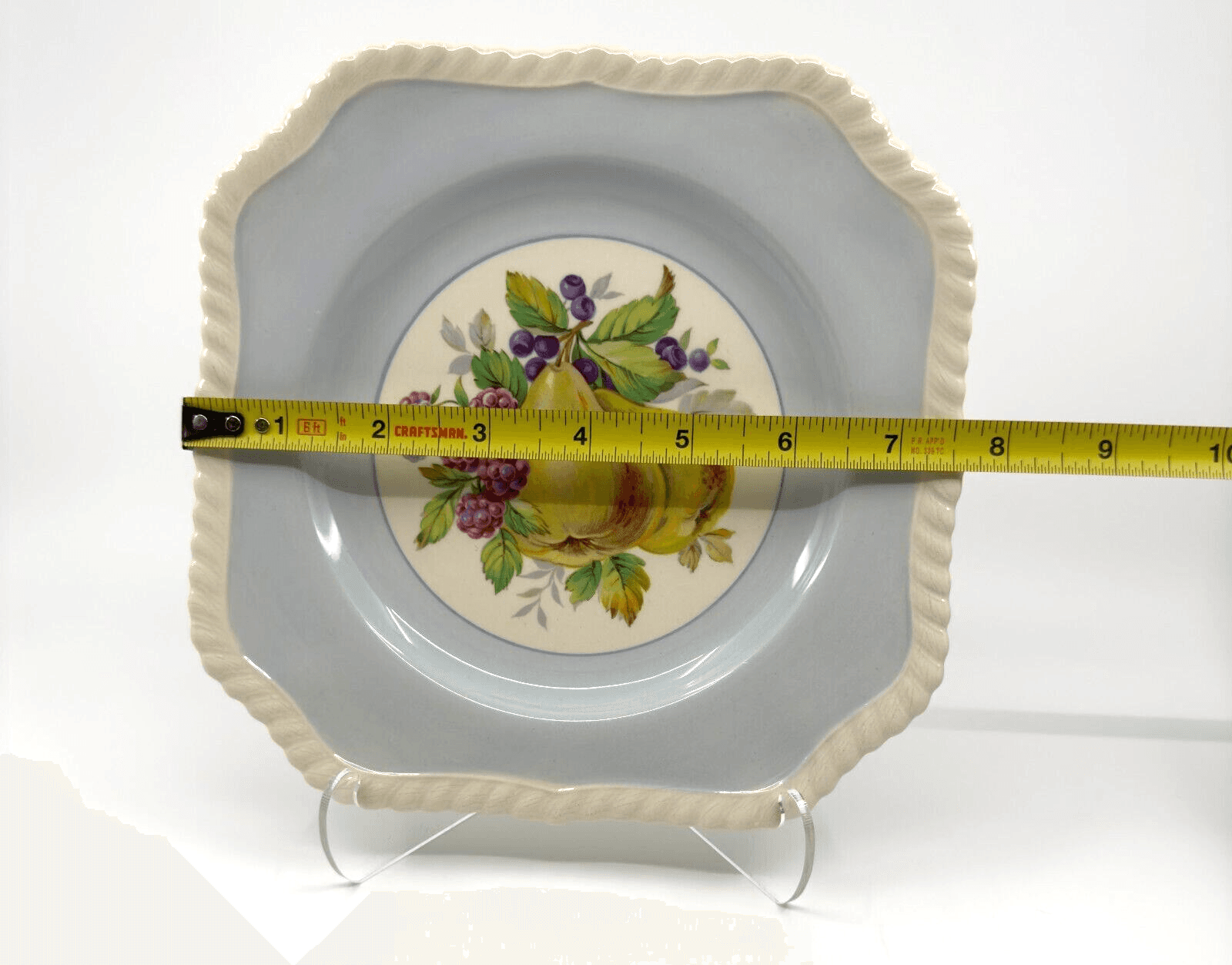 Johnson Brothers California Square Appetizer Plate 7 1/2" - Thumbnail 4
