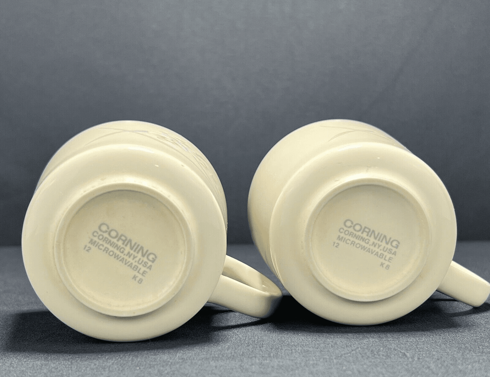 Corning Spring Pond Set of 2 Coffee Cups 3" tall - Thumbnail 3