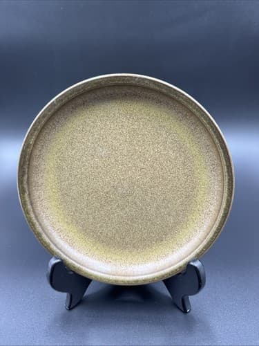 Denby Romany Brown Bread Plate England 6 5/8" - Image 1