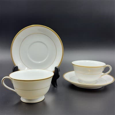 Noritake Goldcroft Vintage Bone China Cup & Saucer Set Japan 1980s - Image 1