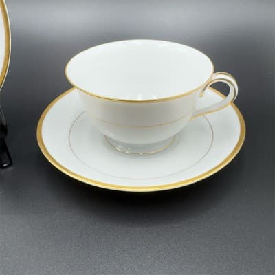 Noritake Goldcroft Vintage Bone China Cup & Saucer Set Japan 1980s - Thumbnail 2