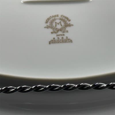 Noritake Goldcroft Oval Serving Platter 16" White Porcelain Japan - Thumbnail 6