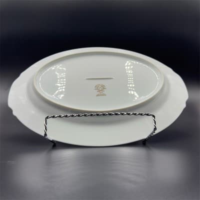 Noritake Goldcroft Oval Serving Platter 16" White Porcelain Japan - Thumbnail 5