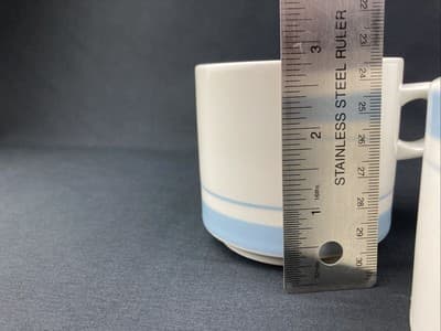 International stoneware japan blue Set Of 3 Coffee Mugs - Thumbnail 5