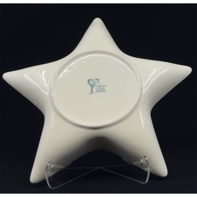 Johnson Brothers Friendly Village Star Shaped Dish Winter Landscape Pattern - Thumbnail 2