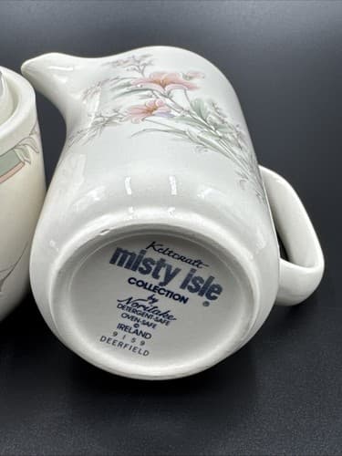 Noritake Misty Isle Deerfield Sugar & Creamer Set - Thumbnail 4