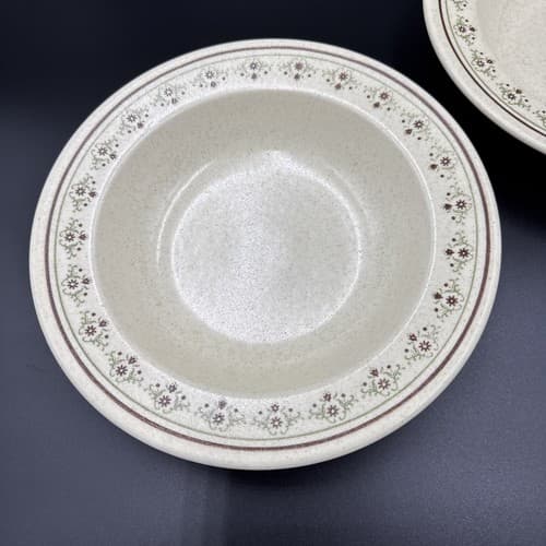 Anchor Hocking Chantilly Ironstone 8 1/4” Soup Bowl Set of 2 - Thumbnail 2