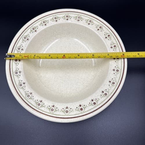Anchor Hocking Chantilly Ironstone 8 1/4” Soup Bowl Set of 2 - Thumbnail 3