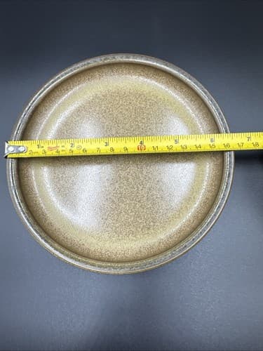 Denby Romany Brown Bread Plate England 6 5/8" - Thumbnail 3