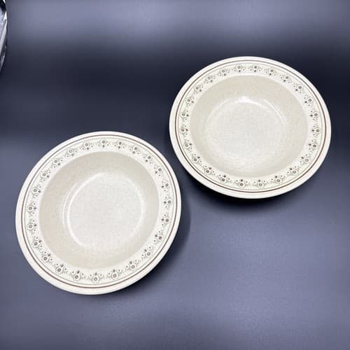 Anchor Hocking Chantilly Ironstone 8 1/4” Soup Bowl Set of 2 - Image 1