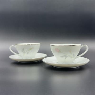 Noritake Rosemead 6210 Tea Cup & Saucer Set 4-Piece - Image 1