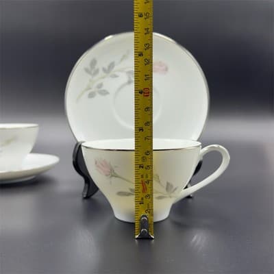 Noritake Rosemead 6210 Tea Cup & Saucer Set 4-Piece - Thumbnail 3