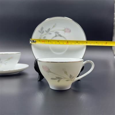 Noritake Rosemead 6210 Tea Cup & Saucer Set 4-Piece - Thumbnail 4