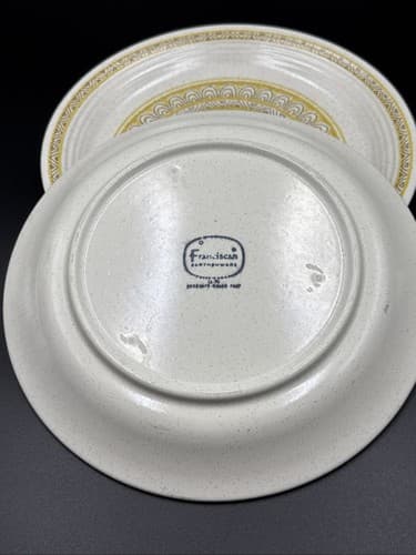 Franciscan Hacienda Gold Earthenware ~ Set of 2 ~ Salad Plates ~ 8 3/8" - Thumbnail 3