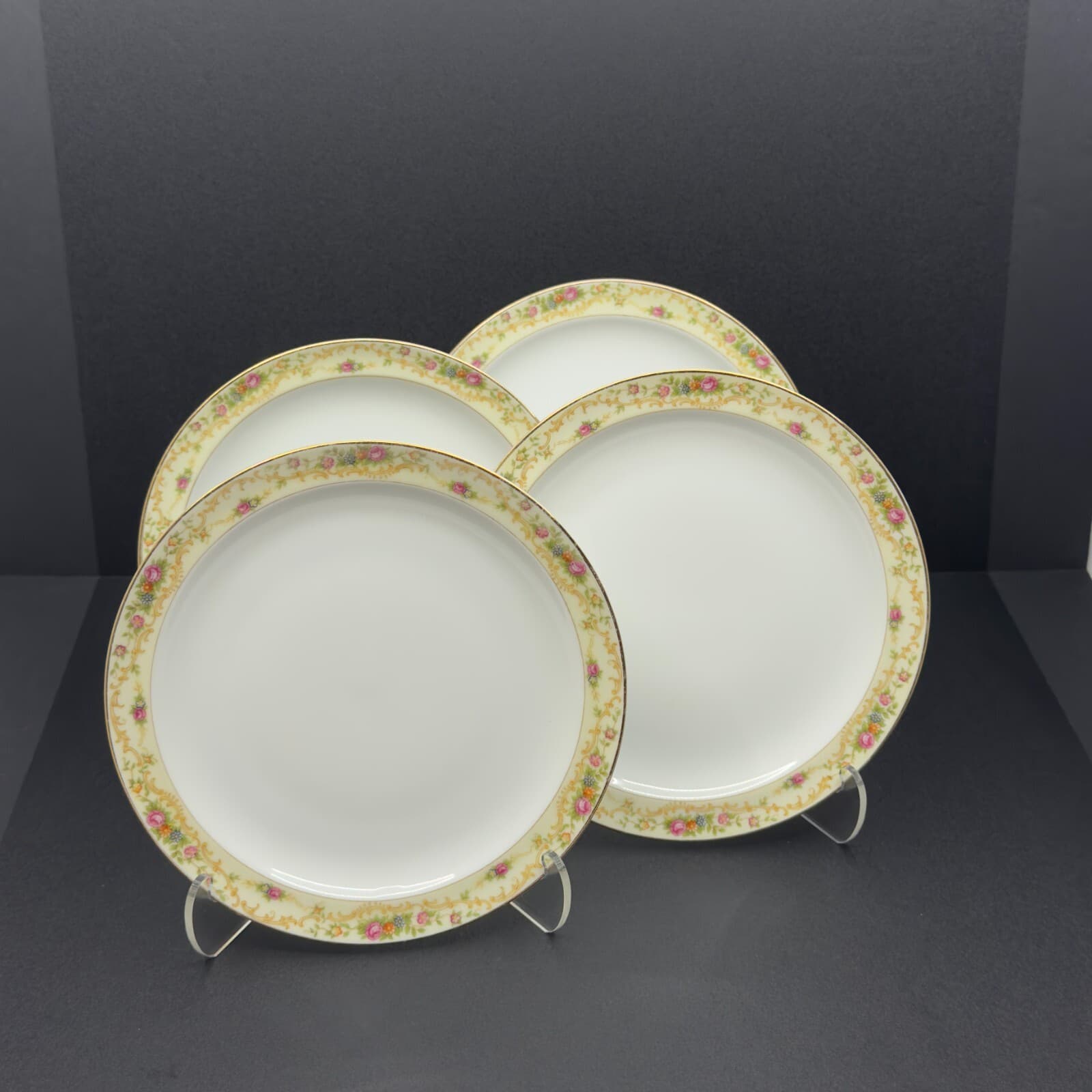 Meito China Modern Windsor 6 1/4" Bread Plates Patents Applied for backstamp(x4) - Image 1