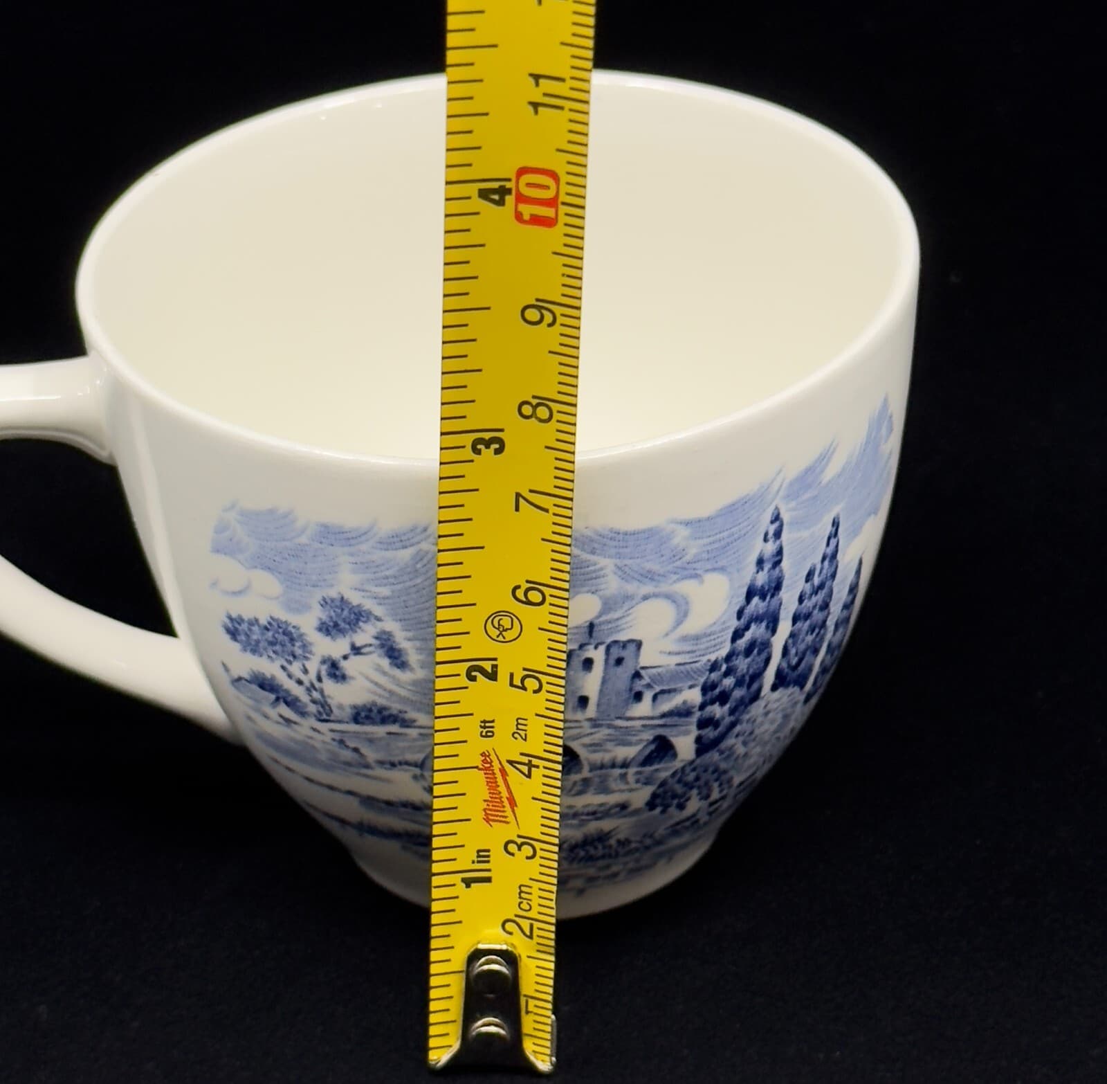 Wedgwood Countryside Blue and White Teacups Set of 2 - Thumbnail 3