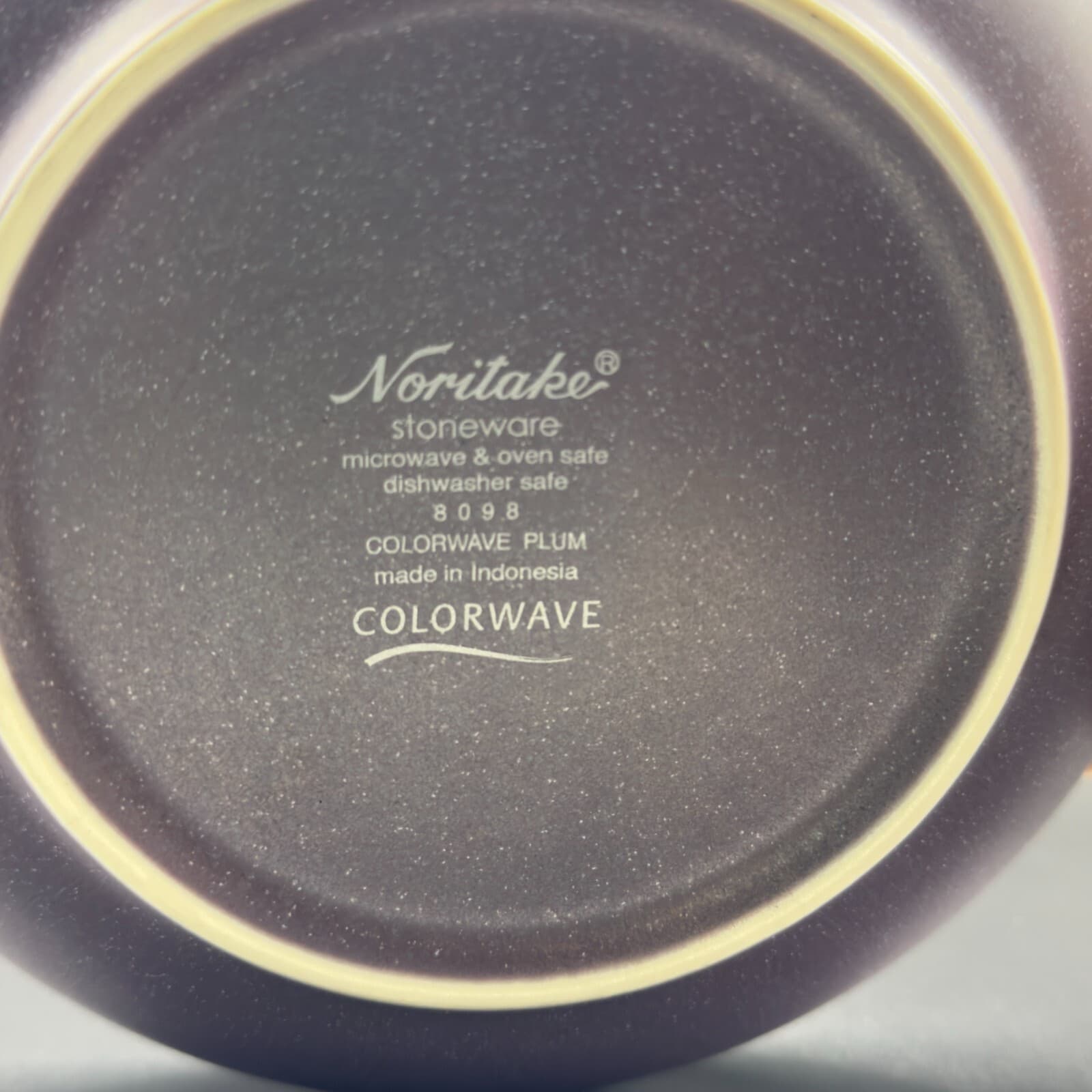 Noritake Stoneware Colorwave Plum 7" soup/ coupe bowl - Image 1