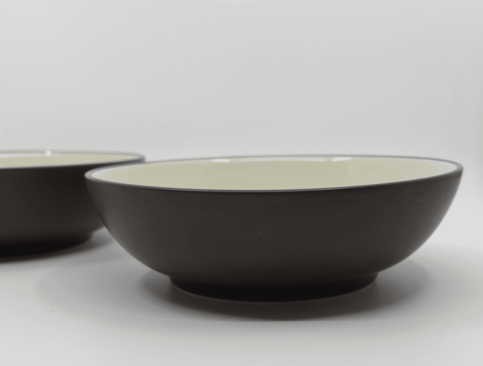 Noritake Stoneware Colorwave Set of 2 Cereal/Soup Bowls 6 3/4" Brown - Image 1