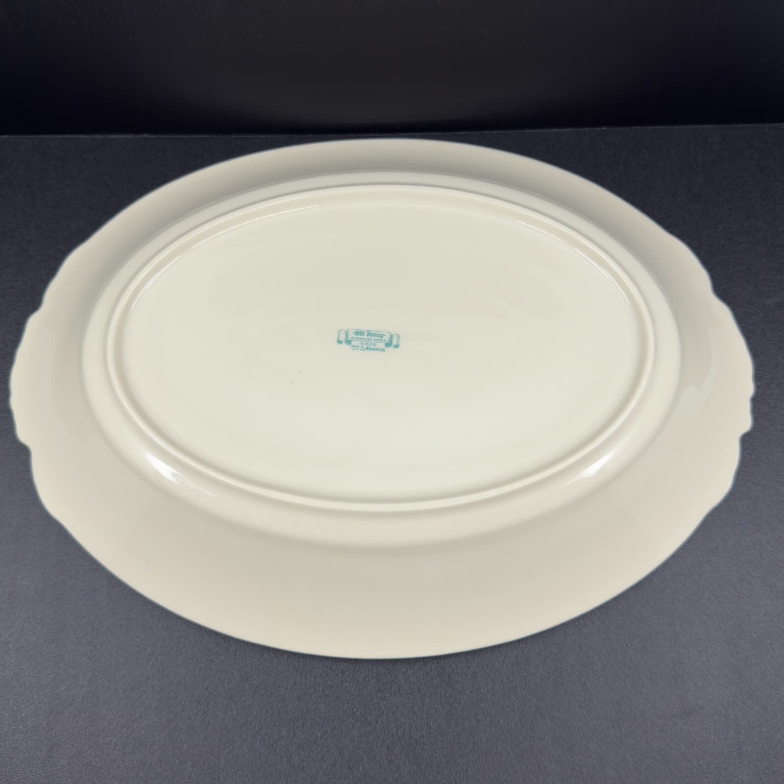 Syracuse China Old Ivory 12" Platter - Thumbnail 2