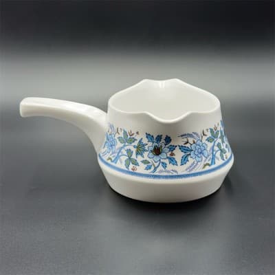 Noritake Blue Moon Pattern Gravy Boat with Handles Vintage Japan - Thumbnail 2