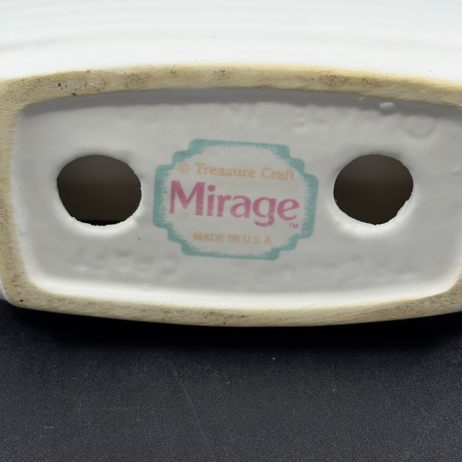 Treasure Craft Mirage Ceramic Napkin Holder Vintage - Thumbnail 3