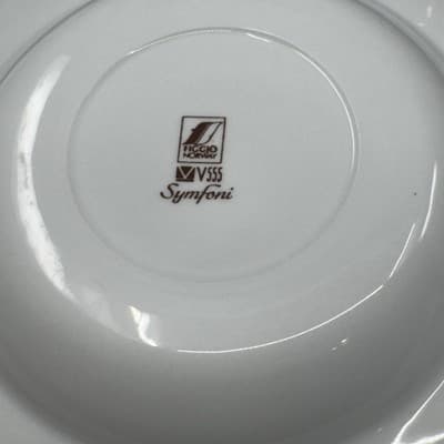 Figgo Symphoni 8" rimmed pasta bowls V555 Set of 2 - Thumbnail 4