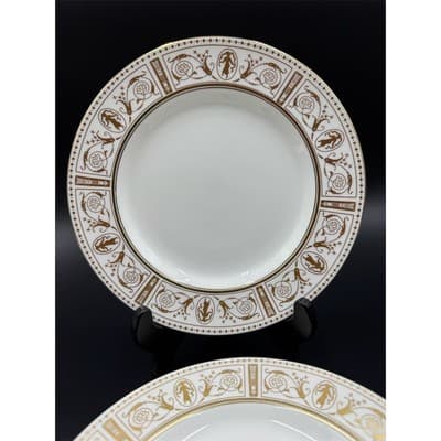 Wedgwood Gold Grecian Bone China Salad Plates Set of 2 - Thumbnail 2