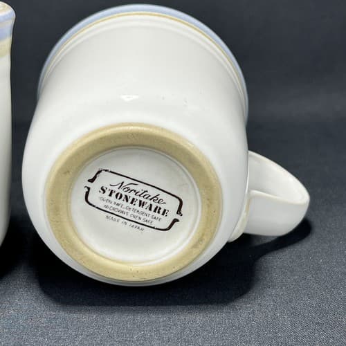 Noritake Polar Stoneware Set of 2 Coffee Mugs - Thumbnail 2